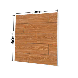 Carreaux de sol en porcelaine rustique, style <span class=keywords><strong>maison</strong></span>, <span class=keywords><strong>maison</strong></span>, extérieur, aspect bois, effet mat, 600x600 - Product Image 4