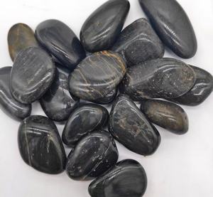 Piedra de guijarros de río natural para paisajismo, <span class=keywords><strong>color</strong></span> mezclado blanco negro, proveedor de grava decorativa para jardín - Product Image 2