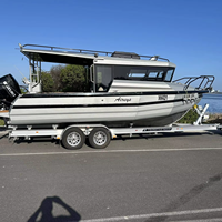 Gospel Boat 7.5m 25ft Easy Craft Alüminyum Spor Yat Dıştan Takma Motorlu Balıkçı Teknesi Yeni Tasarım Avustralya Çok Satan