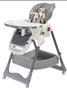 <span class=keywords><strong>Chaise</strong></span> haute électrique intelligente pour bébé, multifonctionnelle, pliable, inclinable, berçante, réglable en hauteur, deux-en-un pour l'alimentation - Product Image 2