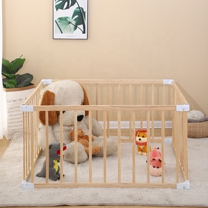 <span class=keywords><strong>Corral</strong></span> de <span class=keywords><strong>Madera</strong></span> Moderno para Bebés, Centro de Juegos Seguro para Niños Pequeños, Equipamiento para Guardería - Product Image 1