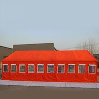 Tente de secours en acier pour projets de sauvetage gouvernemental, aide humanitaire, fabrication OEM disponible