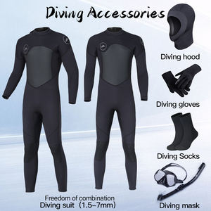 Bottes de plongée unisexes en néoprène de 5 mm, respirantes, légères, avec fermeture éclair, semelle en silicone antidérapante, thermiques, résistantes aux coupures pour la natation - Product Image 5