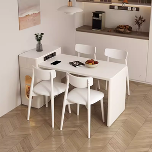 Meuble îlot de cuisine îlot <span class=keywords><strong>central</strong></span> multifonctionnel <span class=keywords><strong>table</strong></span> intégrée <span class=keywords><strong>table</strong></span> réglable pour salle à manger petite pièce - Product Image 4