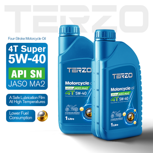 Huile synthétique pour moto 4T <span class=keywords><strong>10W40</strong></span> 5W40 <span class=keywords><strong>10W60</strong></span> 10W30 20W50 1 litre API SN JASO MA2 pour moteur - Product Image 3