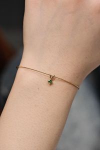 Colgante Xinfly con Orejas de Conejo, en Oro de 18k, con Piedras Naturales Coloridas, sin Cadena - Product Image 4