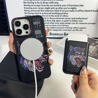 Étui magnétique en cuir pour iPhone 16 Pro Max 15 Pro Nimmy Card Pack Wallet Mobile Cover