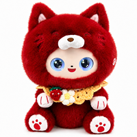 Robot Boneka Pintar Jopark AI Joyful Meow dengan Mata LED, Interaktif, Didukung LLM, Teman Emosional, Dialog Cerdas, Mainan Boneka AI