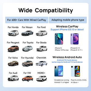 Carlinkit Android 11 4 + 64GB tbox mini carplay inalámbrico carplay <span class=keywords><strong>Carline</strong></span> USB carplay wifi - Product Image 3
