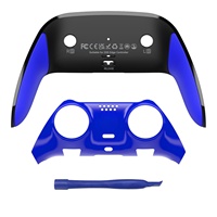 Coque de manette PS5 Elite Edge, coque arrière, poignée en caoutchouc souple, pièces de réparation et de remplacement antidérapantes DIY
