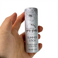 100% boîte ronde de déodorant écologique Push up crème solaire emballage conteneur baume à lèvres Kraft carton papier Tube résistant à l'huile