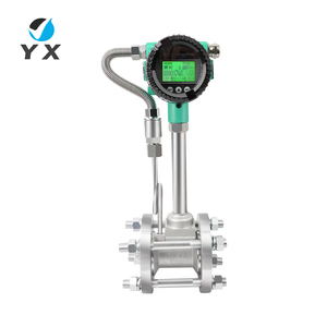 Débitmètre vortex en acier inoxydable à connexion filetée pour la <span class=keywords><strong>mesure</strong></span> du <span class=keywords><strong>débit</strong></span> d'eau chaude et <span class=keywords><strong>de</strong></span> vapeur avec affichage numérique - Product Image 3
