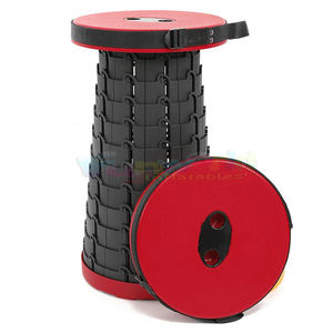 Tabouret pliable rétractable chaise portable en plastique télescopique tabouret adultes camping pêche jardin pliable tabouret d'attente - Product Image 5