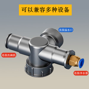 Ensemble d'évacuation pour évier de cuisine double Huixin 110 mm en acier inoxydable, anti-odeur, anti-insectes, avec tuyau d'évacuation arrière universel - Product Image 3
