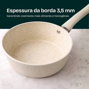 High Quality Ceramic Coated <b>Pot</b> Pan Silicone Glass Lids Soft Touch Handle Non Stick 9Piece Forged Aluminium Cookware <b>Set</b> - Product Image 6