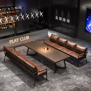 Sillas de <span class=keywords><strong>Bar</strong></span> Modernas Estilo Industrial Vintage, Tipo Cabina para Apartamento, de Hierro Forjado y Cuero Sintético, Personalizables, para Uso Comercial - Product Image 3