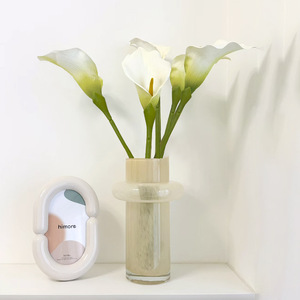 Lys artificiels Calla de 75 cm, grande taille, fleurs pour la décoration de mariage et de la maison - Product Image 1