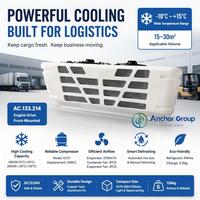 Compresseur pour chaîne du froid des aliments frais AC.133.214 GY21 -18°C ° C à +15 ° Unité de réfrigération pour camion frigorifique C, logistique ferme-à-table
