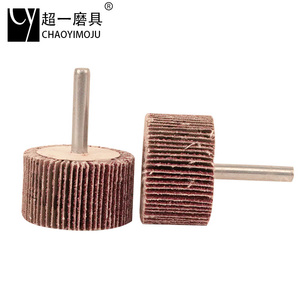 80 estafa montada solapa de abrasivo de <span class=keywords><strong>la</strong></span> rueda de eje para herramientas rotativas - Product Image 1