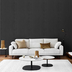 Finition en placage de bois naturel panneau suspendu panneau acoustique pour salon chambre salle de sport bloc sonore Hs Code fourni panneau acoustique - Product Image 1