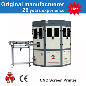 Ss106 hoàn toàn tự động màn hình máy in với điều trị ngọn lửa và lá dập nóng máy cho thủy tinh/Chai nhựa, Jar, ống - Product Image 3