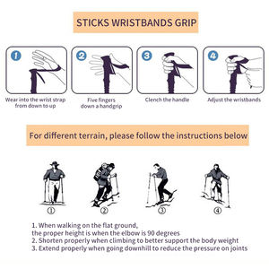 Bâton d'auto-défense extensible en métal à trois sections, bâton de marche, arbon, iber, alking, ltralight, vieux, ustom, ogo - Product Image 4