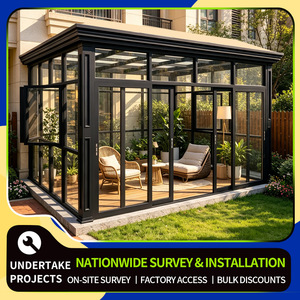 Gazebo de Aluminio Personalizado con Vidrio Templado, Insonorizado, con Sombreado, para Jardín o Terraza - Product Image 3