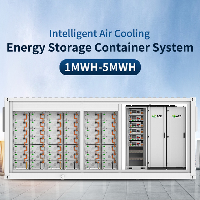 Most Economical AHYR 1MWH Containerized Energy Storage BESS Air Cooled High Density LiFePO4 Battery 6000 Cycle Life 10 Year