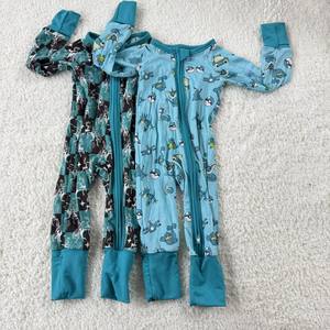 Pyjamas en bambou - Boîte mystère prête à être expédiée - Styles aléatoires - Zippy bébé en bambou - Poignets repliés - Product Image 6