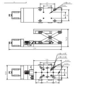 Lsds-50js Optica Z-As Vertaaltrap Gestuurde Lineaire Gemotoriseerde Trap Micrometer Hefplatform Finetuning Lineaire Trap - Product Image 6