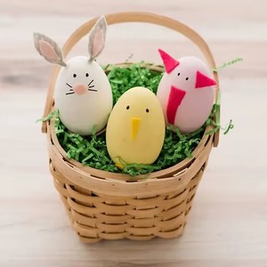 ไข่อีสเตอร์ไม้บีชทำมือ รูปทรงไข่ สำหรับตกแต่งภายในบ้าน เหมาะสำหรับเด็กทำกิจกรรมระบายสี - Product Image 1
