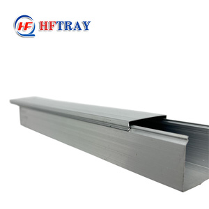HFTRAY Chemin de câbles en aluminium 100 mm avec rail latéral massif pré-galvanisé pour la pose de câbles - Product Image 5