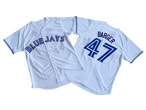Maglia da baseball personalizzata dei Blue Jays del Canada |   Maglia Unisex Stampata in 3D con Ricamo e Logo Nome Numero - Product Image 3