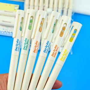 Stylo gel noir minuteur à séchage rapide pour étudiants, idéal pour l'écriture et la rotation, vente chaude, directement de l'usine - Product Image 4