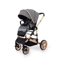 Poussette Bébé Haut de Gamme Personnalisée en Usine, Poignée Réversible 2 Voies, Cadre Pliable en Alliage d'Aluminium, Chariot Amortisseur