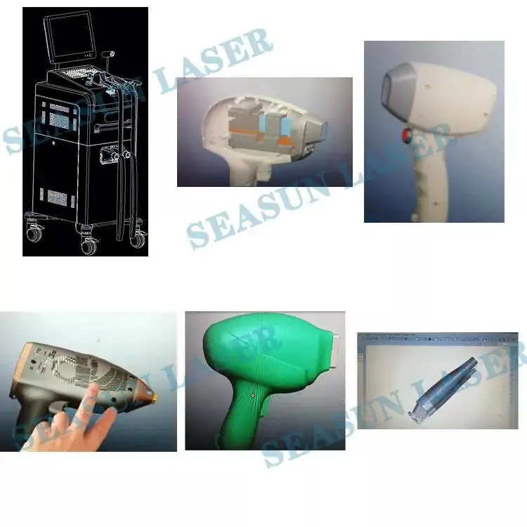 Oem 808 755 1064 Diode Laser Onderdelen Handvat Kit Reparatie Fabriek Produceren Ipl/Diode Laser Ontharing Accessoires