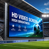 Écran LED P5 pour stade, grand écran vidéo HD 1080P avec luminosité de 4500 cd pour les sites sportifs, étanche IP65