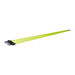 lightweight 5MM green glass fiber target practice arrows for kids and youth