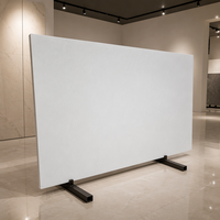 Grande dalle de marbre blanc Bianco Sivec naturel poli pour plan de travail de cuisine, meuble-lavabo de salle de bain, revêtement mural, carrelage de sol