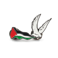 Produits Palestiniens Personnalisés Souvenirs Cadeaux Antique Style Moderne Bracelet Bracelet Broche Revers Émail Badge Palestine Drapeau Pin