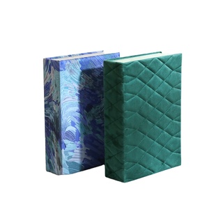 Pu da hình dạng cuốn sách đồ trang sức tổ chức cô gái Quà Tặng vải mô hình đồ trang sức tổ chức trường hợp nhà máy tùy chỉnh nhung cuốn sách đồ trang sức hộp - Product Image 4
