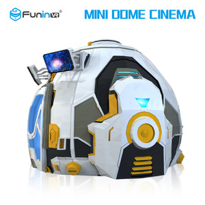 2020 ZHUOYUAN 4 sièges chaise center de divertissement Viryual Réalité 9D VR Mini Dôme Cinéma - Product Image 3