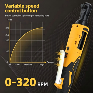 Clé à cliquet électrique 1/2 pouce 18V Lithium-Ion professionnelle pour utilisation sur les structures de scène et les trusses de mariage - Product Image 2