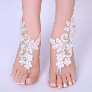 Sandales de plage personnalisées avec monogramme, chaussures <span class=keywords><strong>pieds</strong></span> nus, bracelet de cheville <span class=keywords><strong>nu</strong></span> - Product Image 5