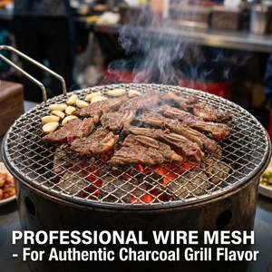 Barbecue coré<span class=keywords><strong>en</strong></span> rond <span class=keywords><strong>en</strong></span> <span class=keywords><strong>fonte</strong></span> pour charbon de bois, épaissi, pour table, usage commercial et domestique - Product Image 5