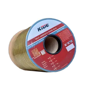 9*5.5 P Type Deur En Raam Rubber Pakking Zelfklevende Steun Rubber Afdichting Strip Profiel Voor Houten Deur