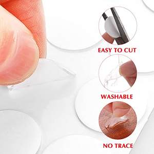 Custom Double <b>Sided</b> Transparent Nano Pad Tape Adhesive for Head Body Jewelry Jewellery Round Transparent Acrylic Masking - Product Image 2