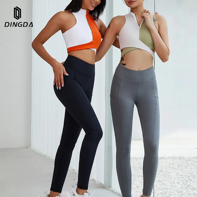 Wholesale Ladies Gym Sports Wear Girls Athletic Workout Suit OEM Custom Women Fitness Yoga Set