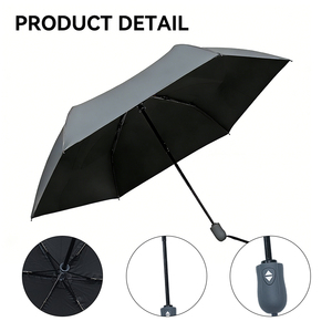 Paraguas Automático Personalizado con Impresión Sublimada, Resistente al Viento, Impermeable y con Diseño Atractivo para la Lluvia - Product Image 3