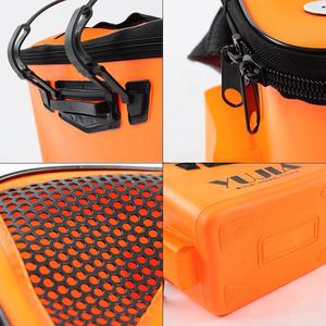 Borsa da Pesca Pieghevole Impermeabile in EVA Bianca, Arancione, Blu, Nera, <span class=keywords><strong>Rossa</strong></span> con Capacità 35-50L e Tracolla Regolabile - Product Image 4